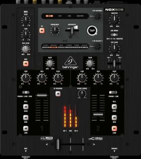 New Behringer NOX202 Pro DJ Mixer with USB Interface