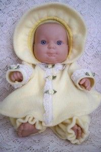 Girl or Boy BABY Berenger Berjusa Doll Looks Real Yellow~ VTG Baby 