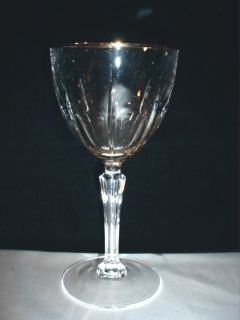 Cristal dArques Bergerac Gold Water Goblet