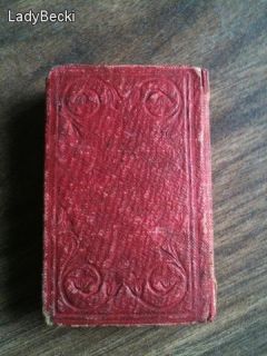 Antique Dew Drops Miniature Book RARE CIR 1880 King James Bible Verses 