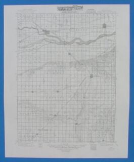 David City Bellwood Dwight Nebraska 1895 Topo Map