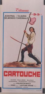 SX84 Cartouche Jean Paul Belmondo RARE Poster Italy 1