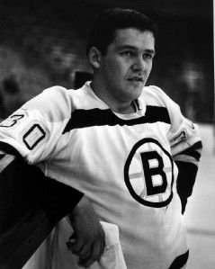 bernie parent boston bruins 1966 rookie goalie photo