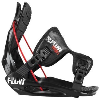   Flow Flite 1 2013 Snowboard Bindings Mens Black XL Free Dragon Beenie