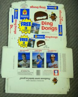 Vintage Ding Dongs Box Cards Bert Blyleven Larry Bowa