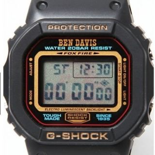 Casio G Shock x Ben Davis Limited Collabo Watch DW 5600 Made in JP New 
