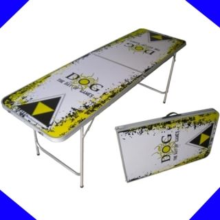 Foot 6 5ft Beer Pong Table Foldable Portable