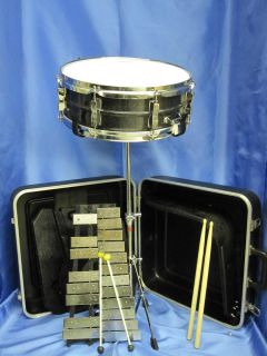 Ludwig Snare Drum & Bell Kit w/ Snare Stand, Sticks & Mallets