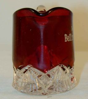   Flash Glass Small Creamer Souvenir of Bellingham Washington