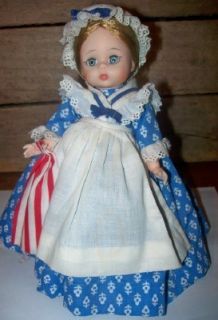 Vintage Madame Alexander Betsy Ross 8 Doll All Original Year Unknown 