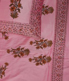 Indian Bedspread Poly Silk Double Size Throw Antique Bed Sheet Bedding 