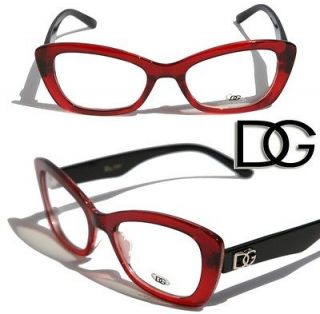   Cat Eye Fashion Designer Eye glasses Clear Lens Frame Sexy Red Black