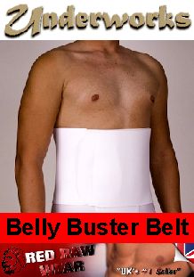 Mens Belly Buster Trimming Velcro Waist Belt L 48 54