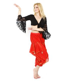 Yoga Belly Dance Rotation Pants Trousers Costumes H2649