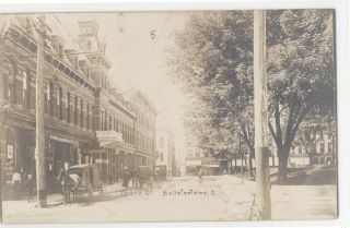 Oh Bellefontaine Opera St RPPC View mailed 1908 M41401