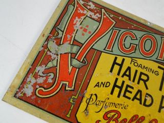 Antique Vigorator Hair Tonic Head Rub Advertising Barbershop Store 