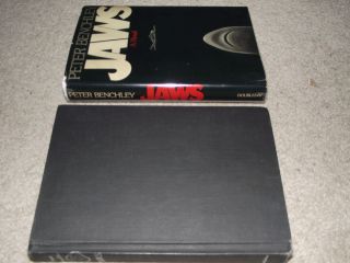 PETER BENCHLEY JAWS rare TRUE hardcover 1st edition with dust jacket 