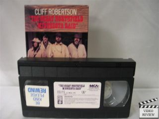 The Great Northfield Minnesota RAID VHS Cliff Robertson