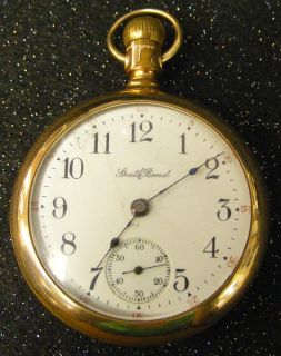  Authentic Antique Working South Bend Winding Pocket Watch
