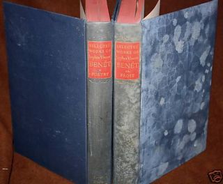 Benet Stephen Vincent Selected Works of 2 Volumes