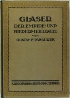 GERMAN BIEDERMEIER EMPIRE PERIOD & BIEDERMEIER ANTIQUE GLASS 
