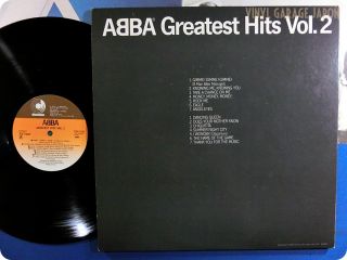 ABBA Greatest Hits Vol.2 Japan Press Benny Andersson OBI LP Z130