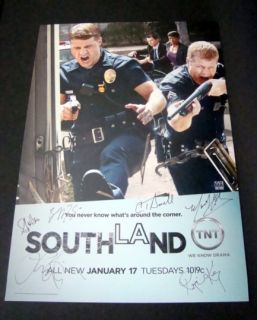 Southland Poster Signed by Ben McKenzie Lucy Liu Regina King More