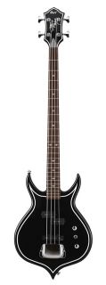 Cort GS PUNISHER 2 Gene Simmons Punisher Bass Guitar with Bag (Black)