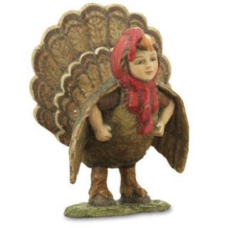 Bethany Lowe Thanksgiving Boy in Turkey Costume TR6536