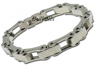   Mens Men Bike Chain Bracelet 8 5 Long Bike Chain Mens Bold
