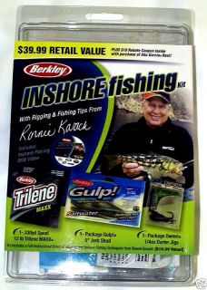 Berkley Inshore Fishing Kit w DVD Ron Kovach