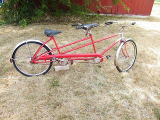 Old Tandem Bike Vista Bicycle Built for Two