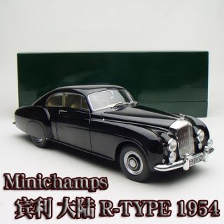18 Minichamps Diecast Bentley Continental R TYPE1954 Black 100139420 