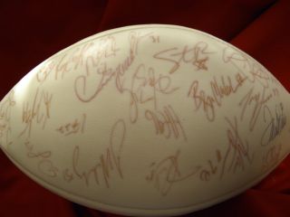 1999 Denver Broncos Team Signed Super Bowl XXXIII Autographed Football 