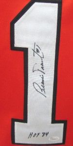 Bernie Parent Autographed Philadelphia Flyers Orange Custom Jersey HOF 