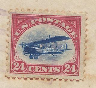 US C3 on 1918 First Air Mail Flight New York to Boston AAMC 104A 104B 