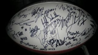 2011 UNC North Carolina Tar Heels team signed football  PROOF 40 SIGS 