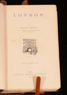   and Westminster Walter Besant London Topography Illustrated
