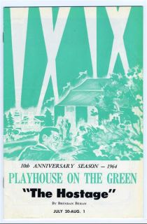 Playhouse on The Green Playbills 1964 Thousand Clowns Columbus Ohio 