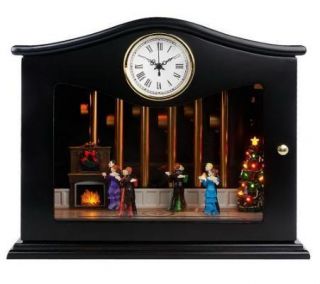 Mr. Christmas Animated DANCERS Musical Chime Clock w/ Lights Plays 70 
