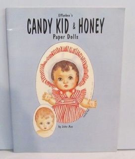 Effanbees Candy Kid and Honey Paper Dolls by John Axe 1997 Never Used