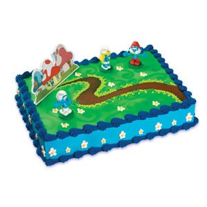 Smurfs Cake Kit Birthday Party Favors Supplies 533C