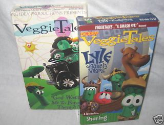Big Idea VHS VeggieTales Lesson in Sharing A Smash H 2