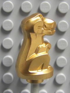 new lego agents gold baby t rex dinosaur animal statue  3 