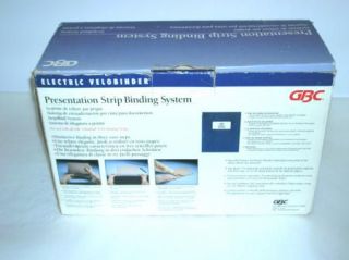 GBC Electric Velobinder Binding System in Box 1775070