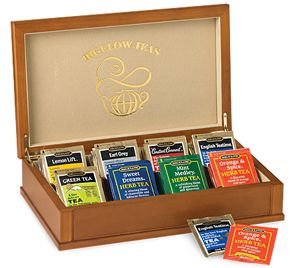 Bigelow Empty Tea Chest To Hold 64 Bags of Tea