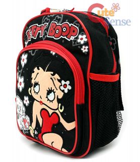 Betty Boop 10 School Toddler Backpack Bag w Pudgy Dog