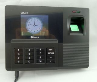 ZDC30 Biometric Fingerprint Time Attendance Clock TCP USB 