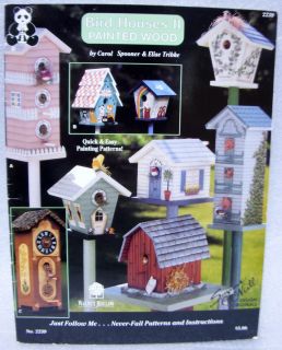 BIRD HOUSES II   PAINTED WOOD Tole Painting Pattern Book NEVER FAIL 