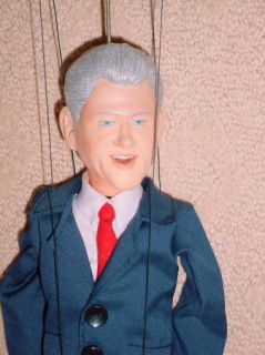 Bill Clinton Marionette Puppet MIB!!! Nice!!!
